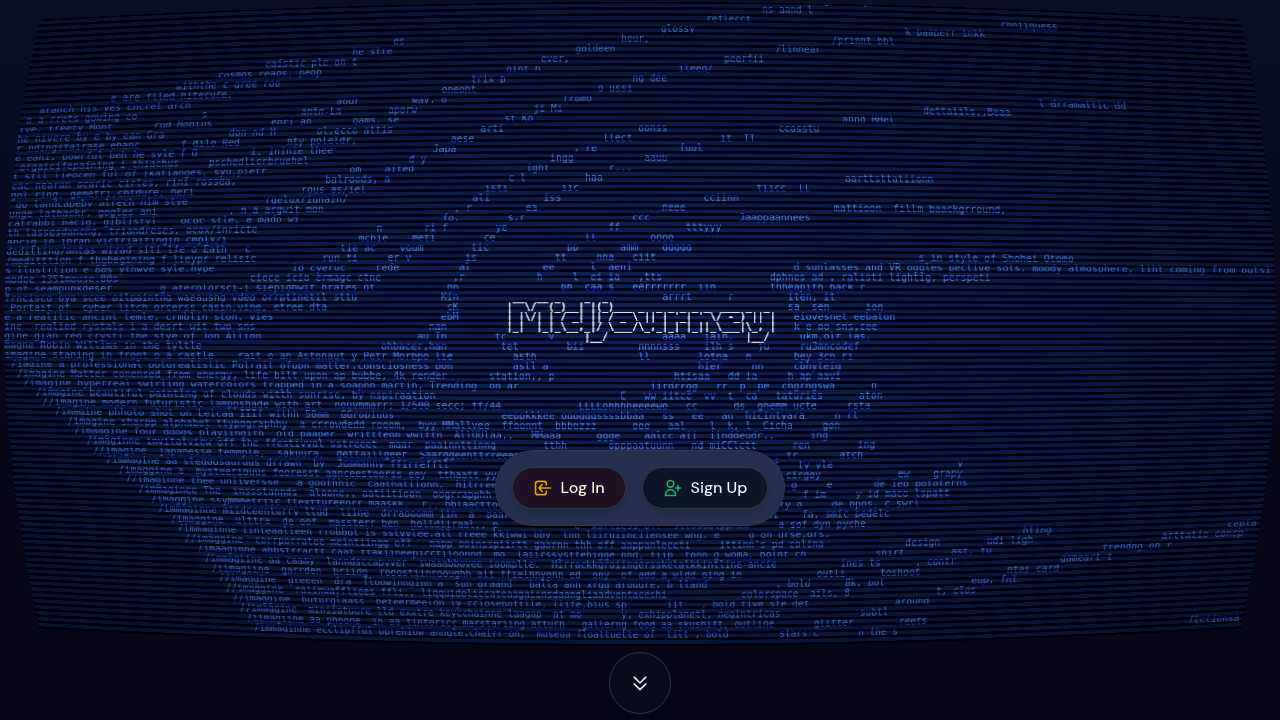 Screenshot of Midjourney website